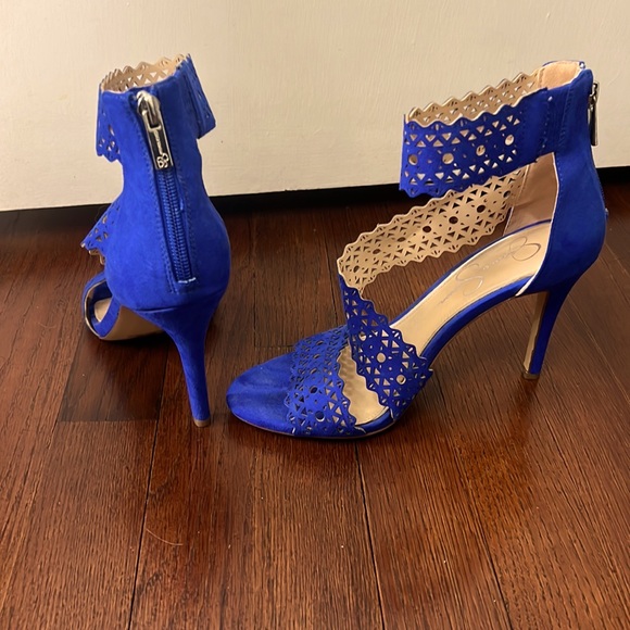Jessica Simpson royal blue heels - Picture 3 of 4